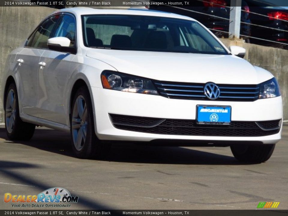 2014 Volkswagen Passat 1.8T SE Candy White / Titan Black Photo #1