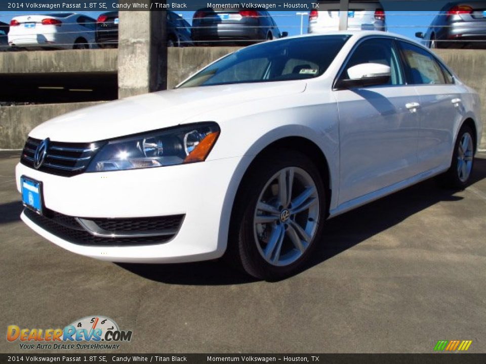 2014 Volkswagen Passat 1.8T SE Candy White / Titan Black Photo #3