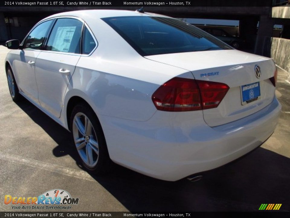 2014 Volkswagen Passat 1.8T SE Candy White / Titan Black Photo #4
