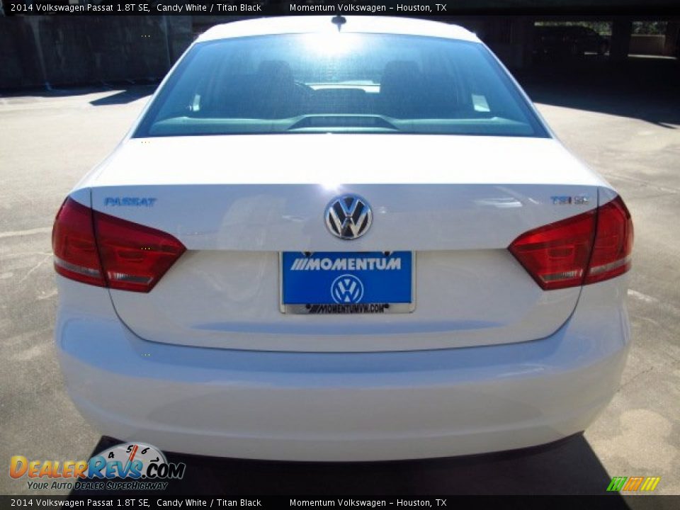 2014 Volkswagen Passat 1.8T SE Candy White / Titan Black Photo #5