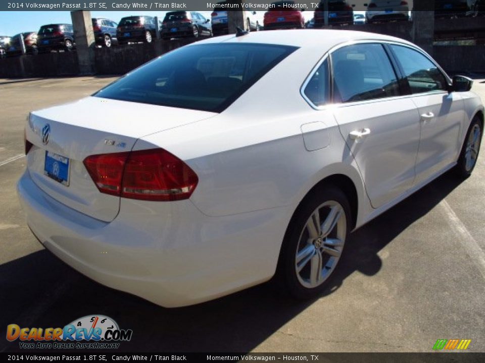 2014 Volkswagen Passat 1.8T SE Candy White / Titan Black Photo #6