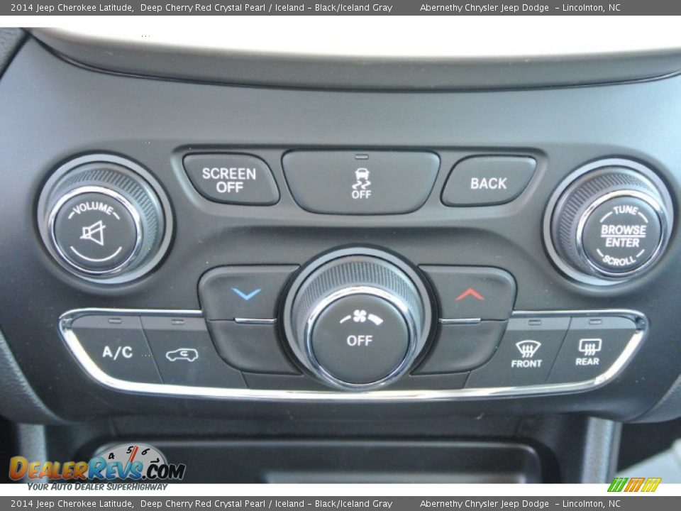 2014 Jeep Cherokee Latitude Deep Cherry Red Crystal Pearl / Iceland - Black/Iceland Gray Photo #13