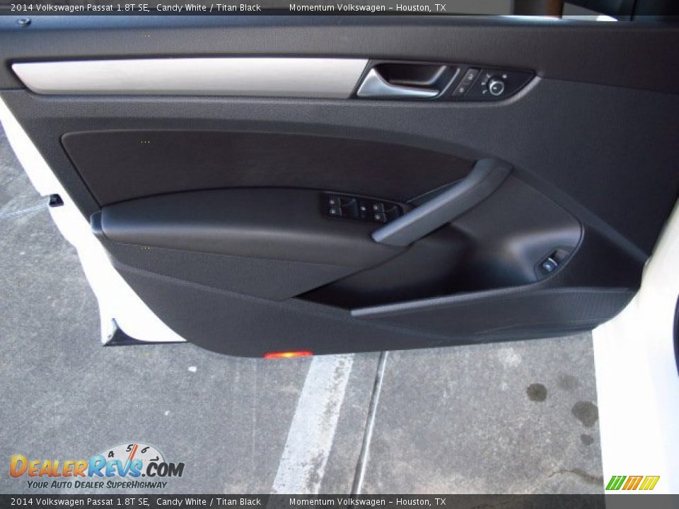 2014 Volkswagen Passat 1.8T SE Candy White / Titan Black Photo #10