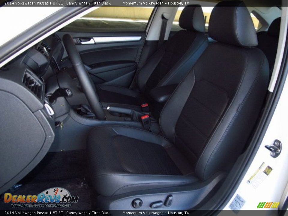 2014 Volkswagen Passat 1.8T SE Candy White / Titan Black Photo #11