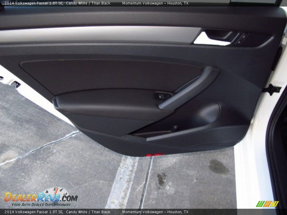 2014 Volkswagen Passat 1.8T SE Candy White / Titan Black Photo #12