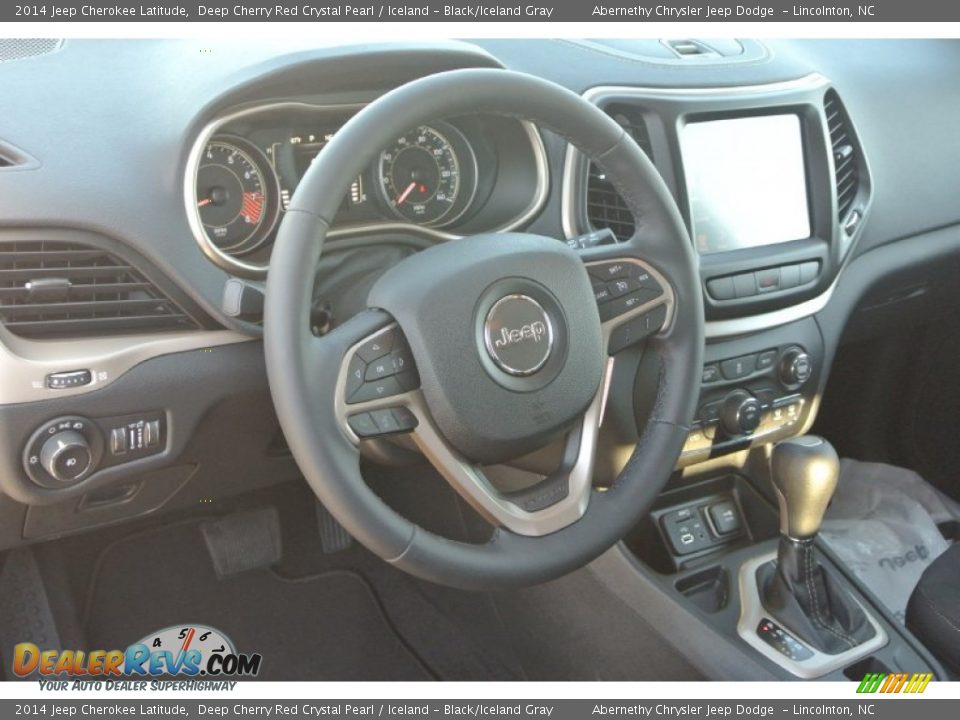 2014 Jeep Cherokee Latitude Deep Cherry Red Crystal Pearl / Iceland - Black/Iceland Gray Photo #21