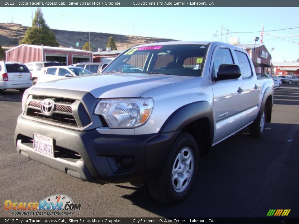 2012 Toyota Tacoma Access Cab Silver Streak Mica / Graphite Photo #3