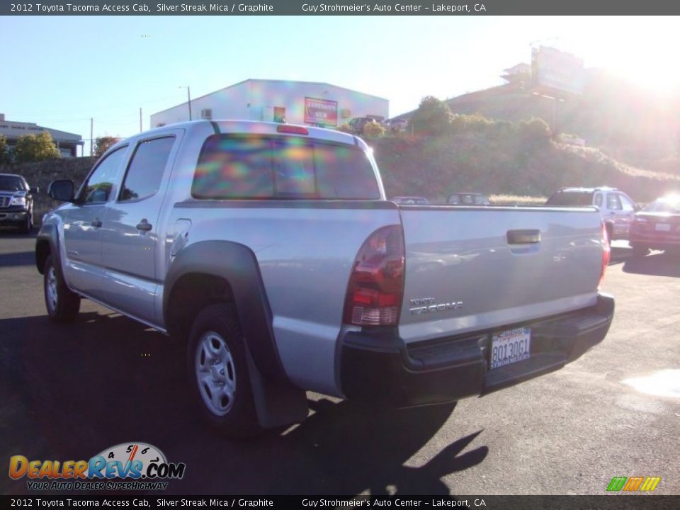 2012 Toyota Tacoma Access Cab Silver Streak Mica / Graphite Photo #5