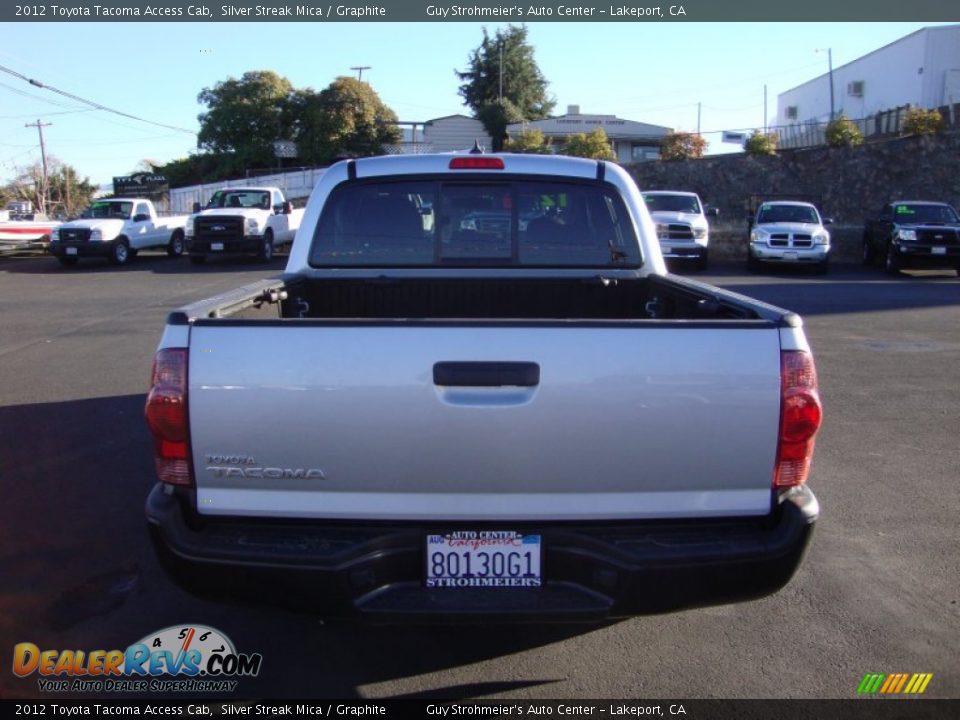 2012 Toyota Tacoma Access Cab Silver Streak Mica / Graphite Photo #6