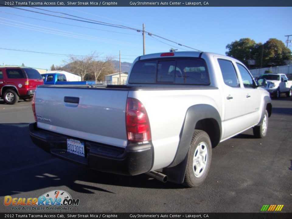 2012 Toyota Tacoma Access Cab Silver Streak Mica / Graphite Photo #7