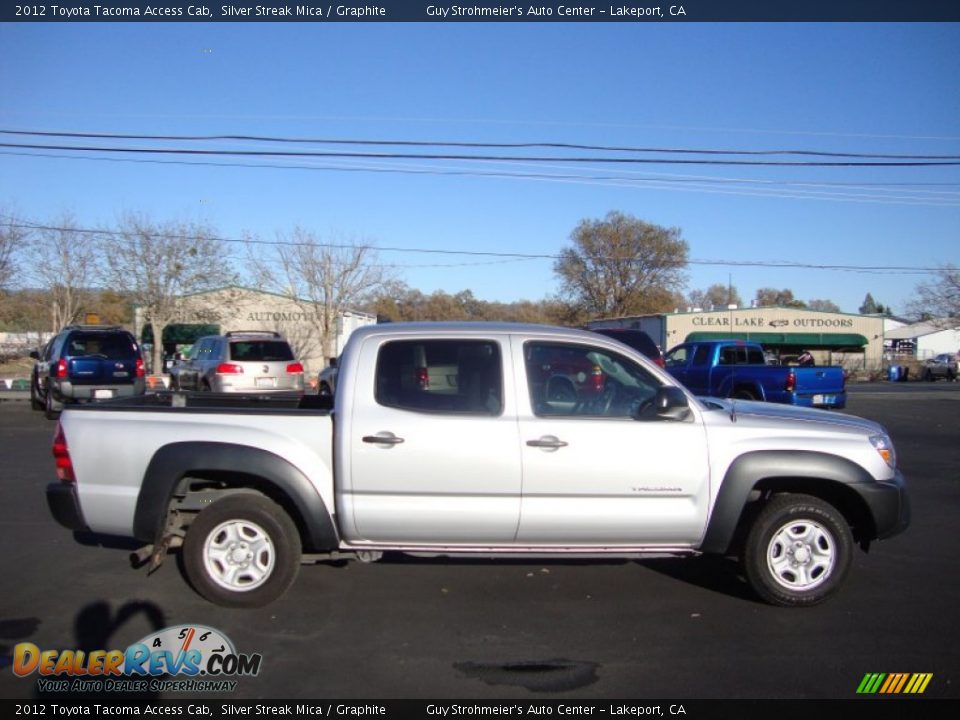 2012 Toyota Tacoma Access Cab Silver Streak Mica / Graphite Photo #8