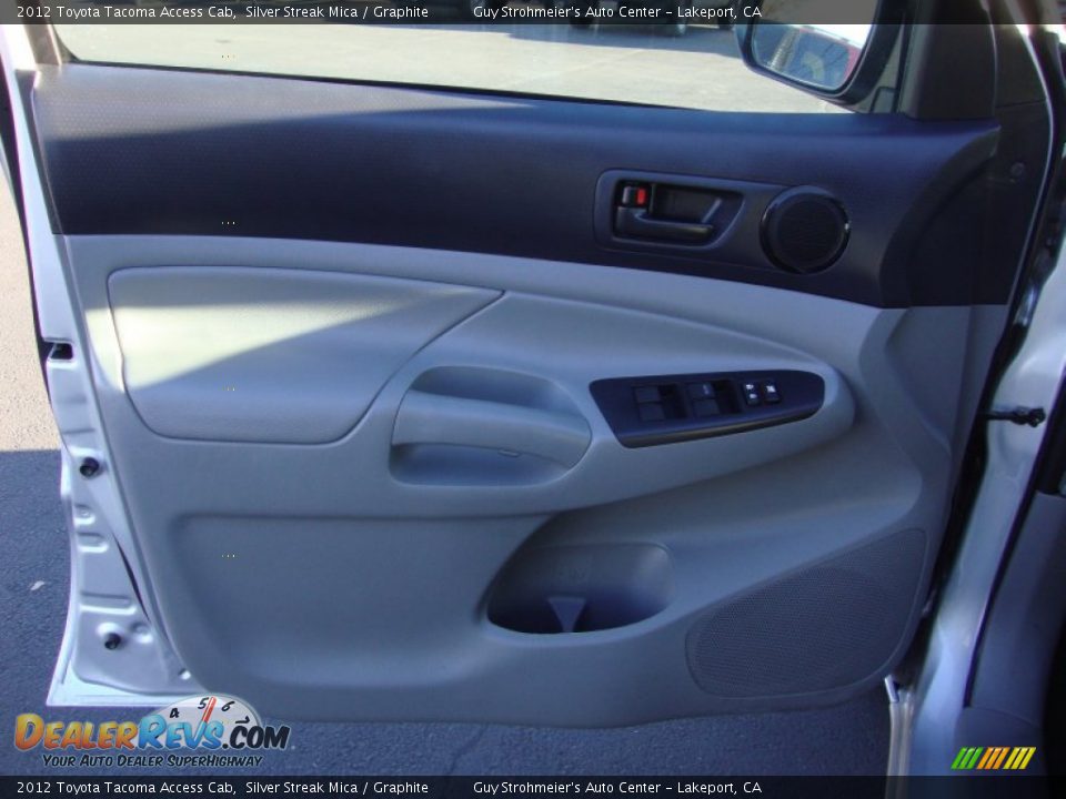 2012 Toyota Tacoma Access Cab Silver Streak Mica / Graphite Photo #9