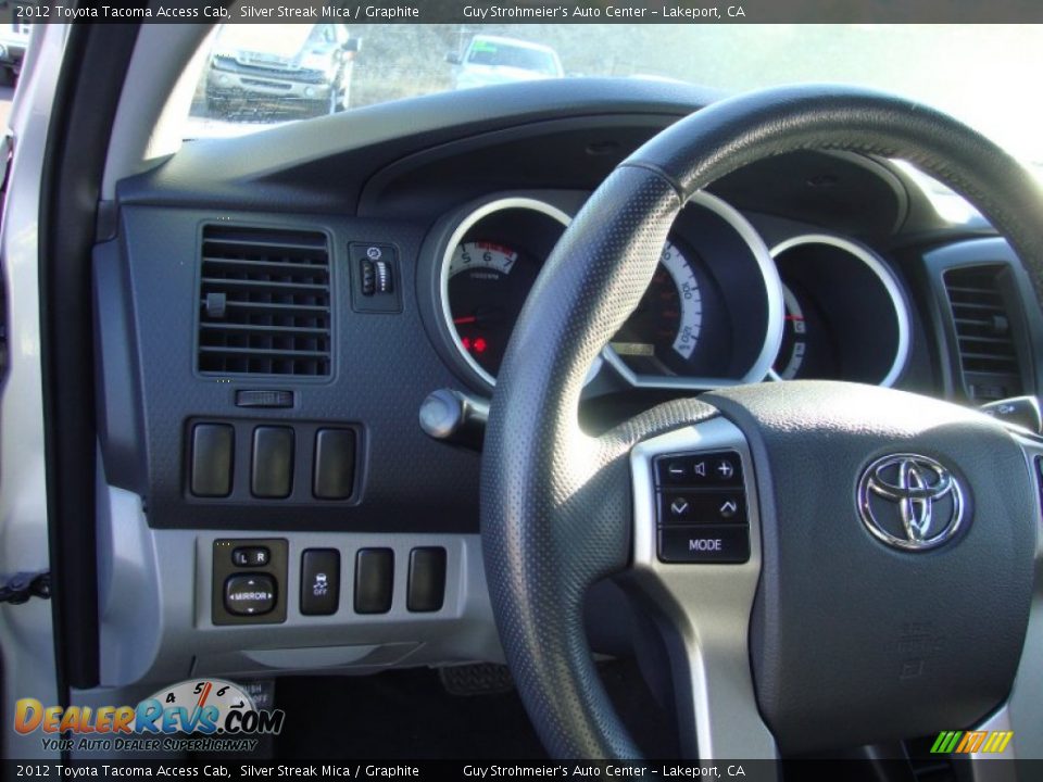 2012 Toyota Tacoma Access Cab Silver Streak Mica / Graphite Photo #11