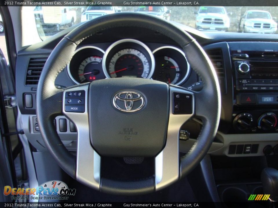 2012 Toyota Tacoma Access Cab Silver Streak Mica / Graphite Photo #13