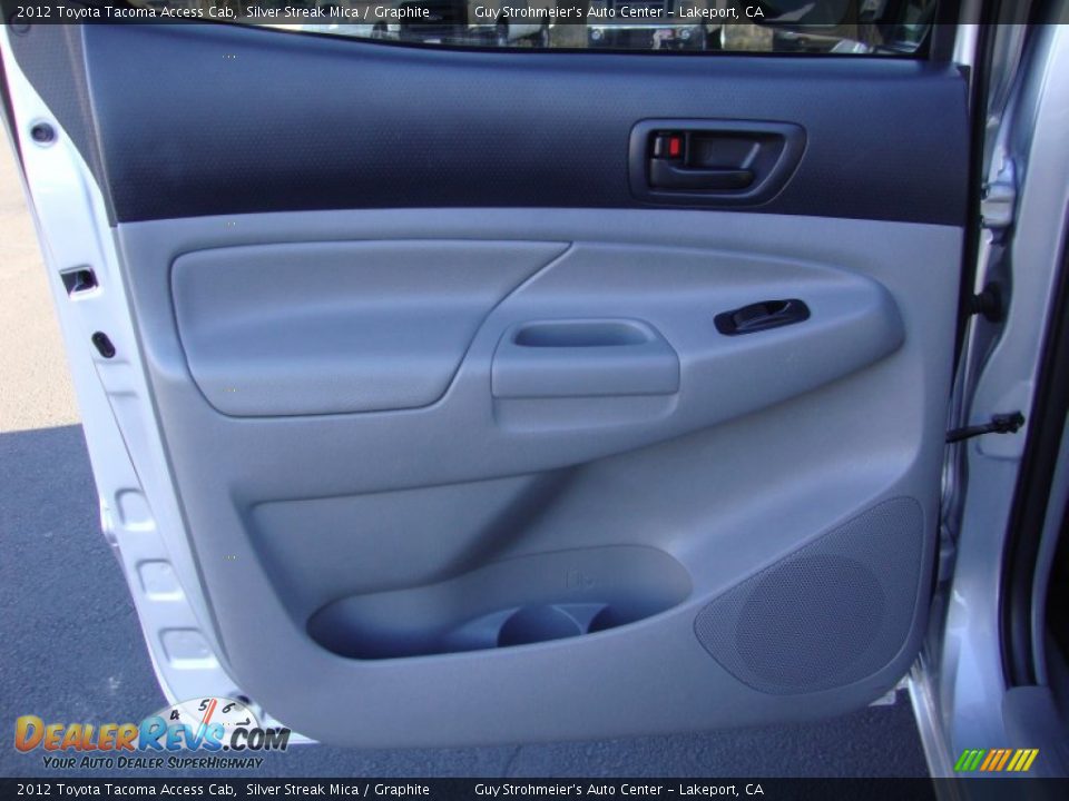 2012 Toyota Tacoma Access Cab Silver Streak Mica / Graphite Photo #23