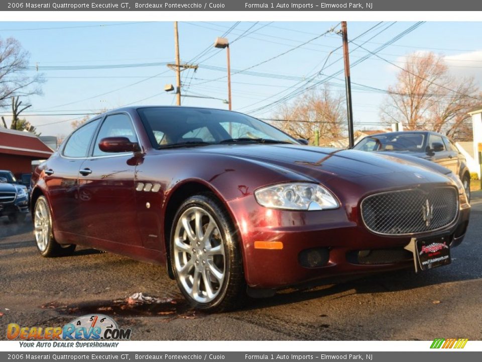 2006 Maserati Quattroporte Executive GT Bordeaux Pontevecchio / Cuoio Photo #3