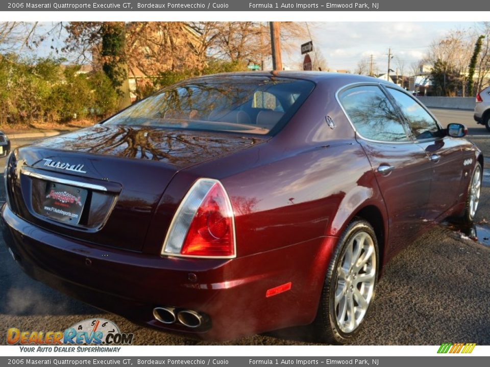 2006 Maserati Quattroporte Executive GT Bordeaux Pontevecchio / Cuoio Photo #5
