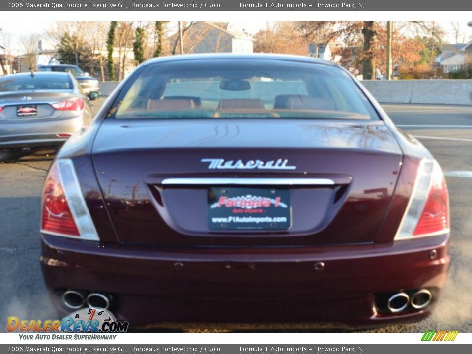 2006 Maserati Quattroporte Executive GT Bordeaux Pontevecchio / Cuoio Photo #6