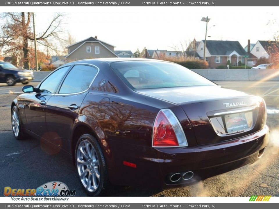 2006 Maserati Quattroporte Executive GT Bordeaux Pontevecchio / Cuoio Photo #7