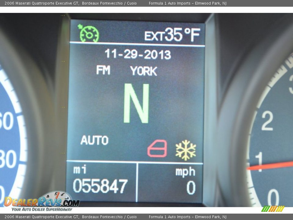 2006 Maserati Quattroporte Executive GT Bordeaux Pontevecchio / Cuoio Photo #11