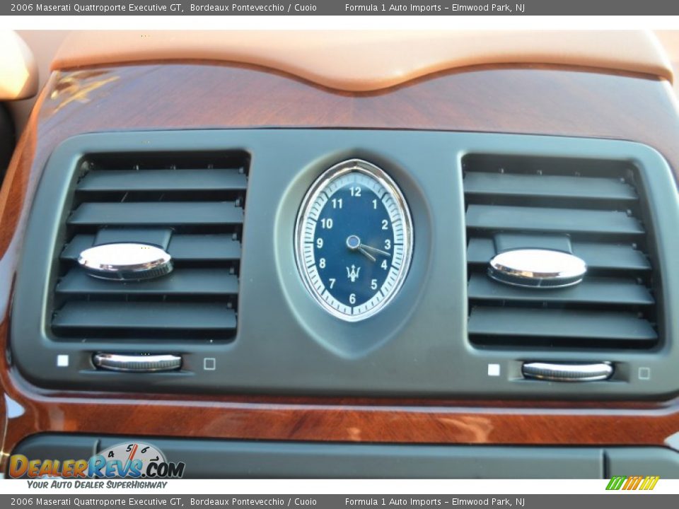 2006 Maserati Quattroporte Executive GT Bordeaux Pontevecchio / Cuoio Photo #16