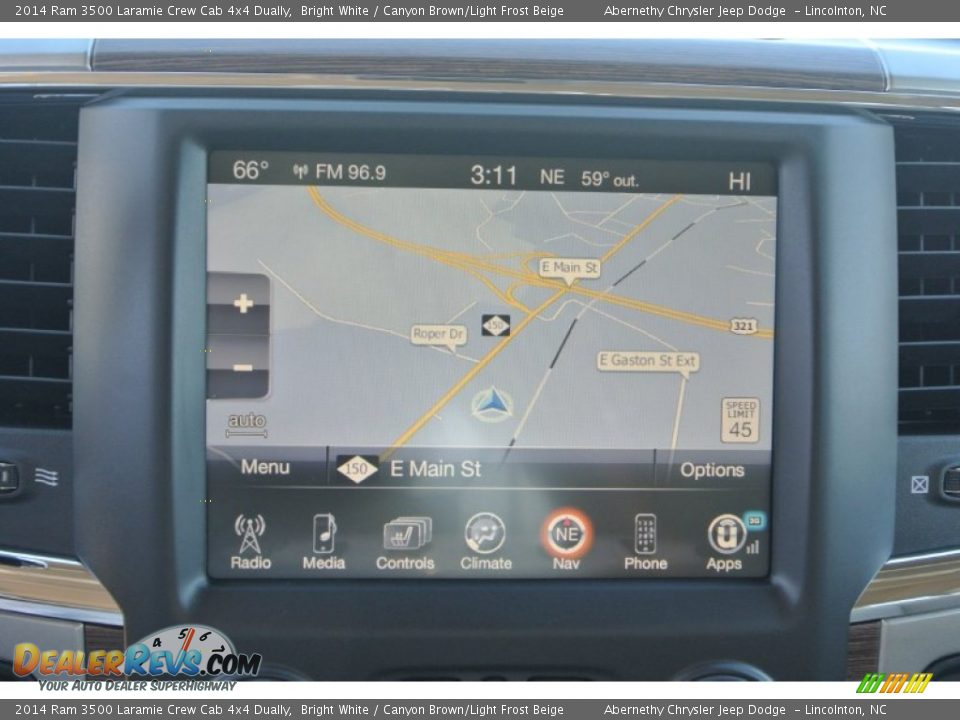 Navigation of 2014 Ram 3500 Laramie Crew Cab 4x4 Dually Photo #11