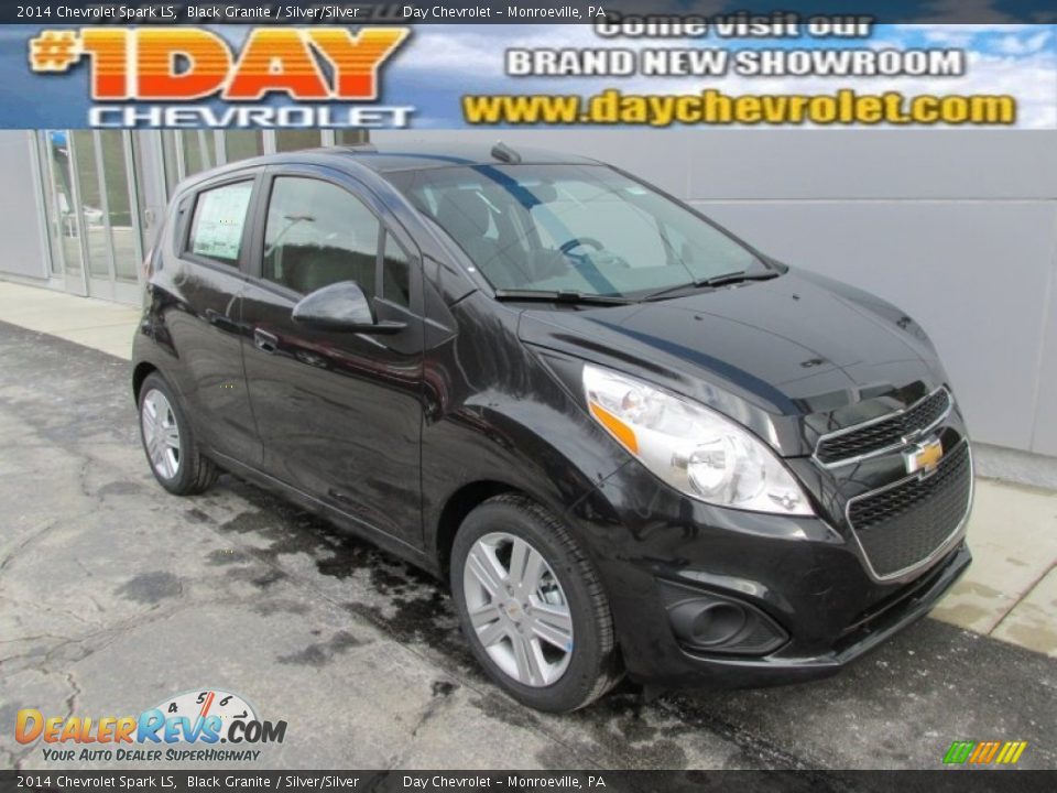 2014 Chevrolet Spark LS Black Granite / Silver/Silver Photo #1
