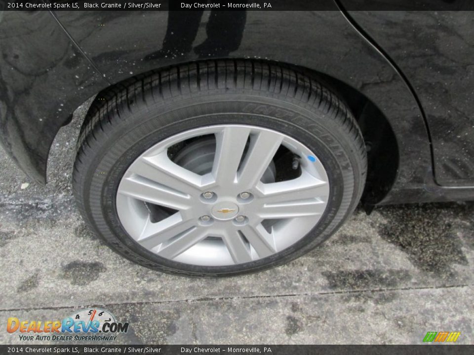 2014 Chevrolet Spark LS Black Granite / Silver/Silver Photo #3