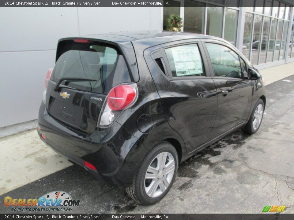 2014 Chevrolet Spark LS Black Granite / Silver/Silver Photo #4