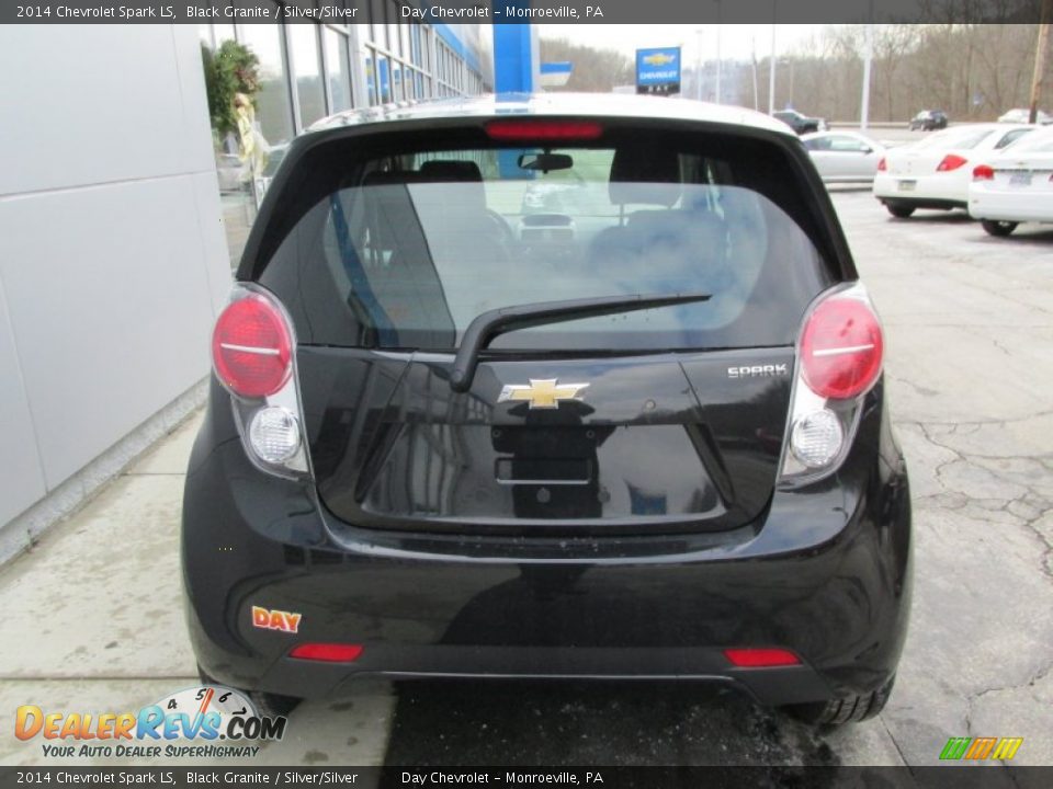 2014 Chevrolet Spark LS Black Granite / Silver/Silver Photo #5