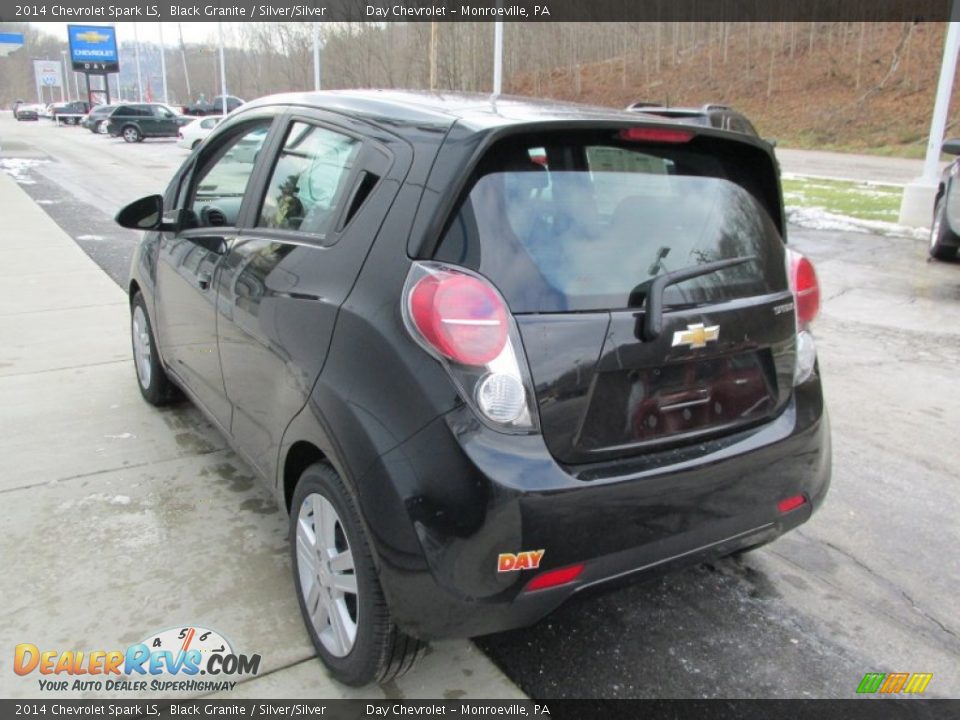 2014 Chevrolet Spark LS Black Granite / Silver/Silver Photo #6