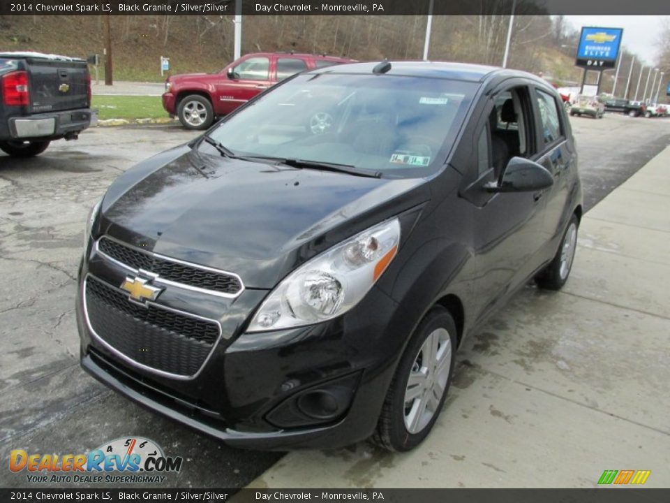 2014 Chevrolet Spark LS Black Granite / Silver/Silver Photo #7