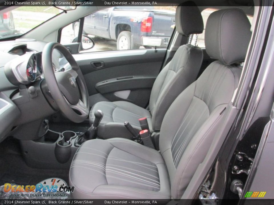 2014 Chevrolet Spark LS Black Granite / Silver/Silver Photo #11