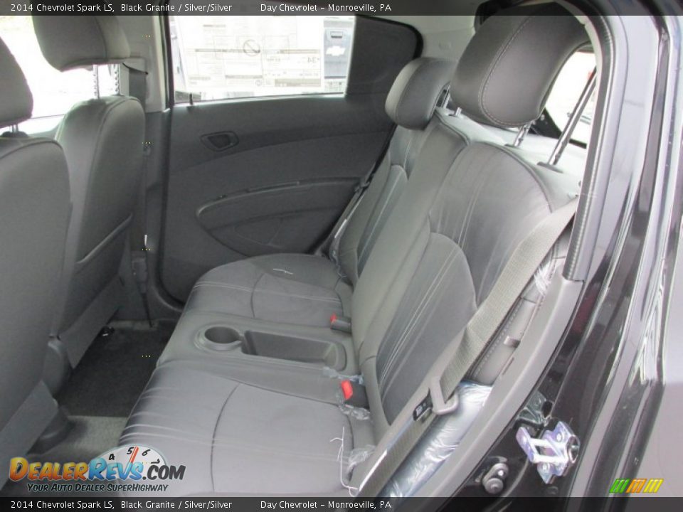 2014 Chevrolet Spark LS Black Granite / Silver/Silver Photo #12
