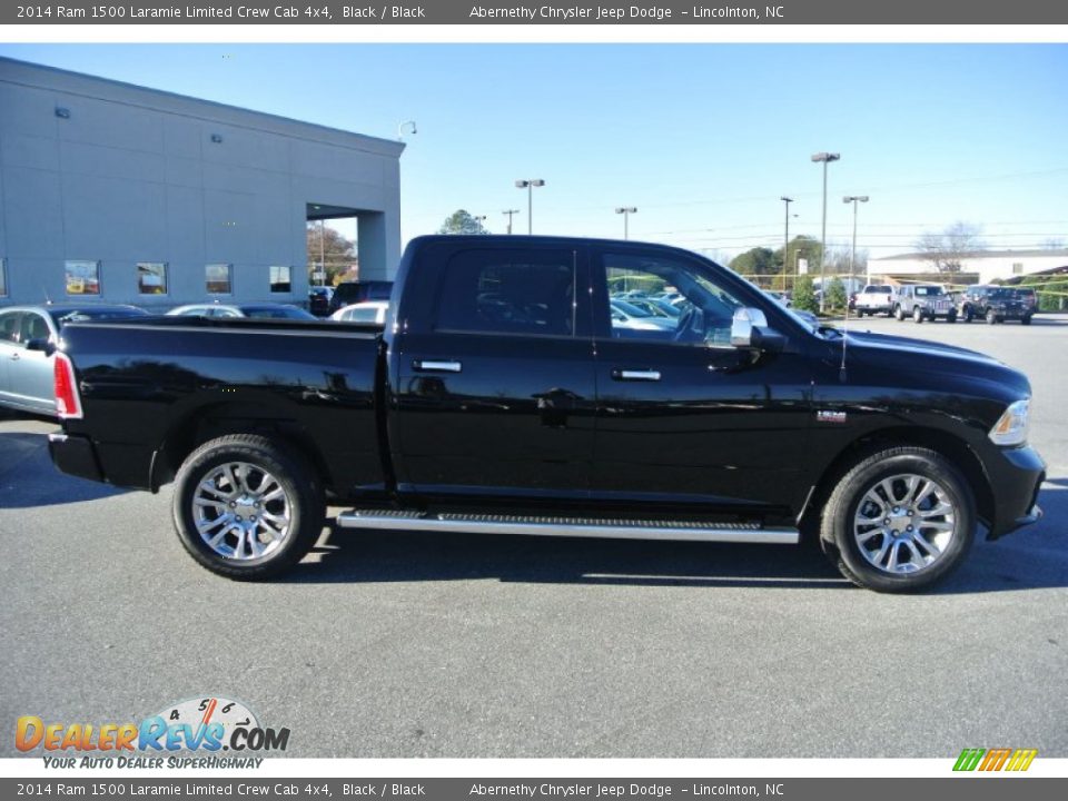 2014 Ram 1500 Laramie Limited Crew Cab 4x4 Black / Black Photo #6