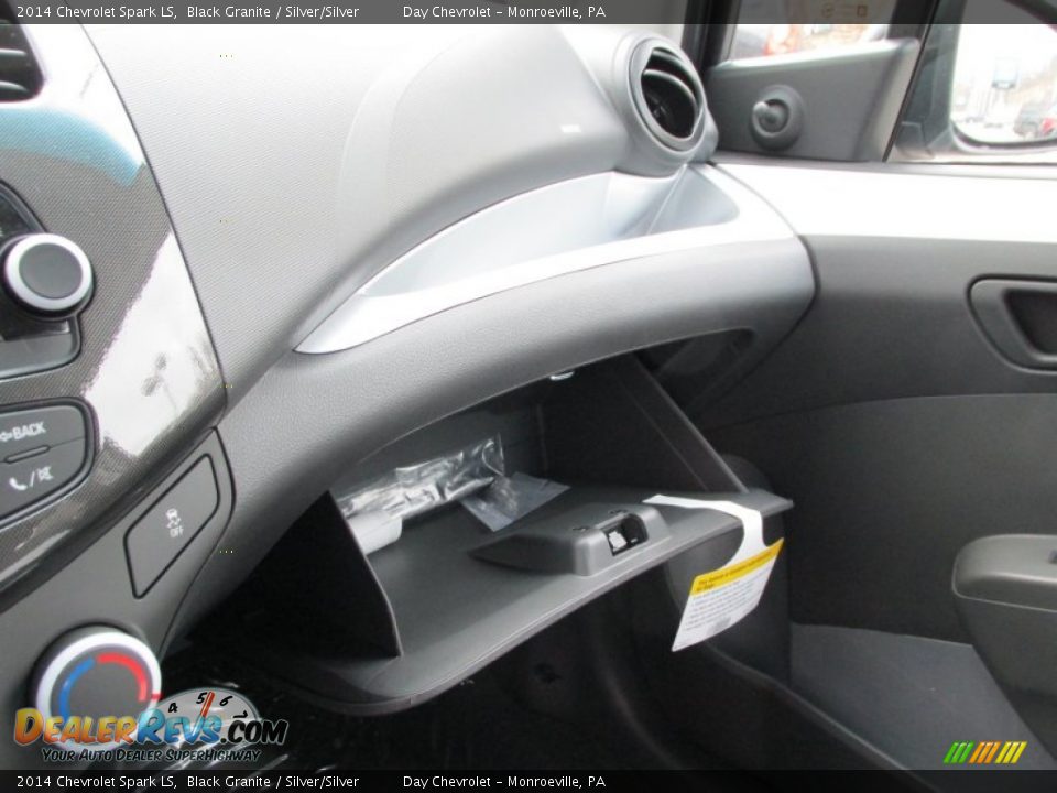 2014 Chevrolet Spark LS Black Granite / Silver/Silver Photo #18
