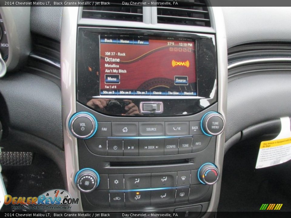 2014 Chevrolet Malibu LT Black Granite Metallic / Jet Black Photo #15