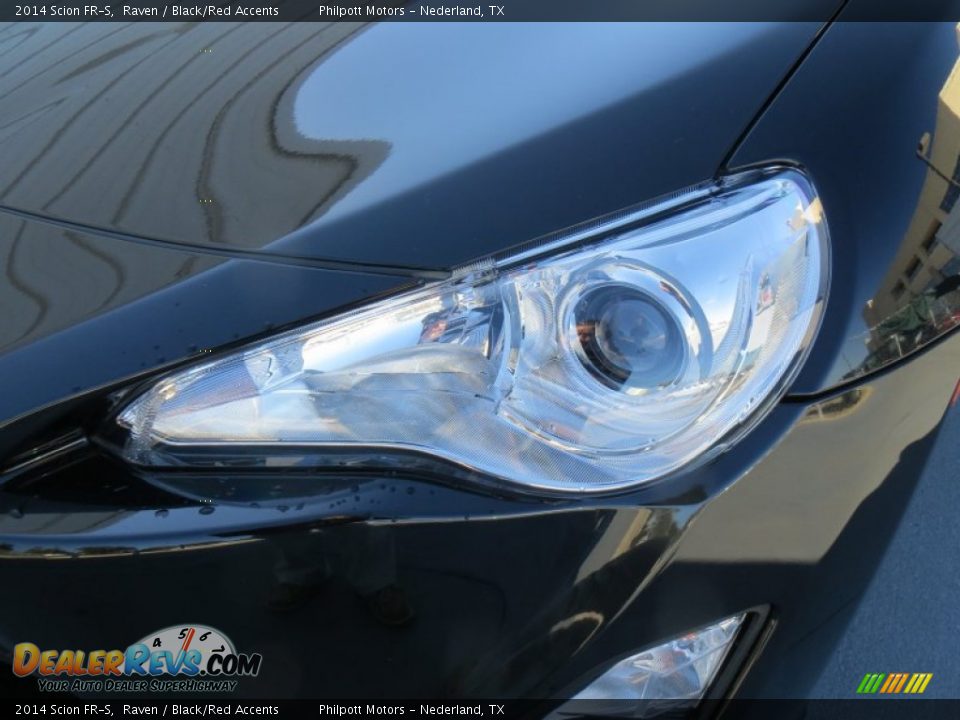 2014 Scion FR-S Raven / Black/Red Accents Photo #9