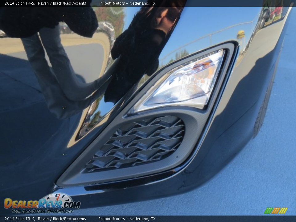 2014 Scion FR-S Raven / Black/Red Accents Photo #10