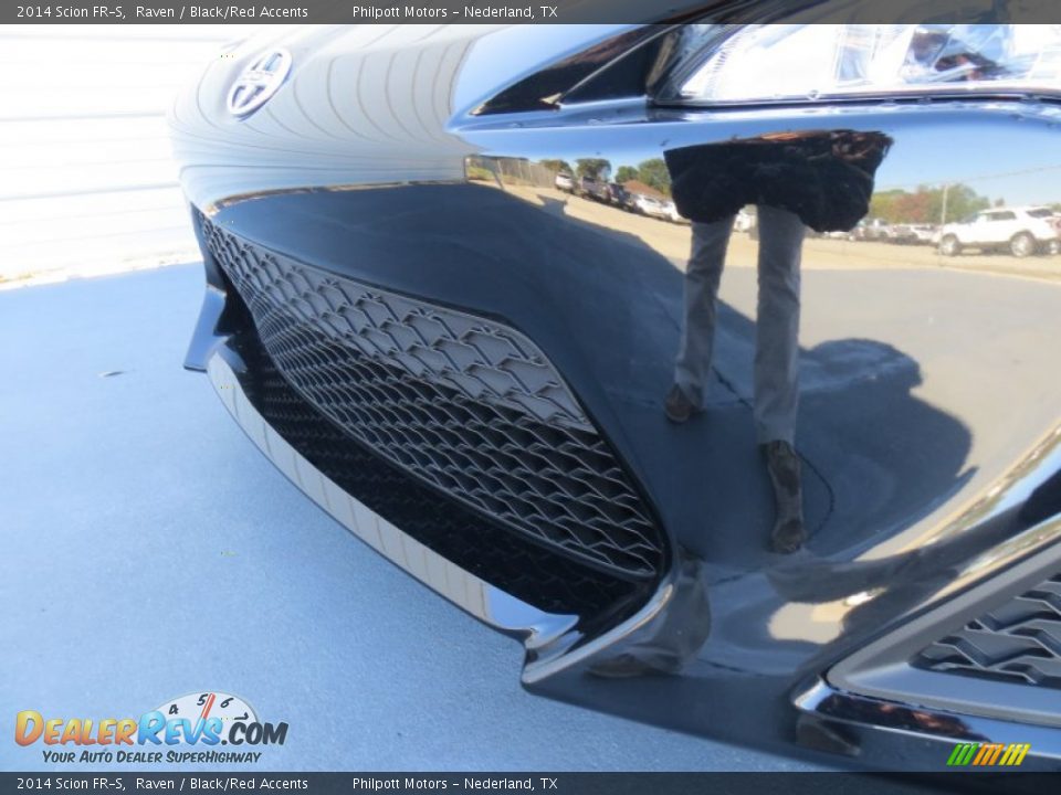 2014 Scion FR-S Raven / Black/Red Accents Photo #11