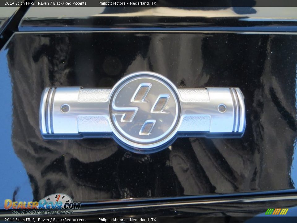 2014 Scion FR-S Raven / Black/Red Accents Photo #13