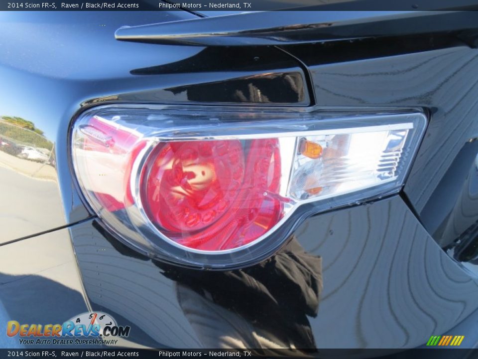 2014 Scion FR-S Raven / Black/Red Accents Photo #14
