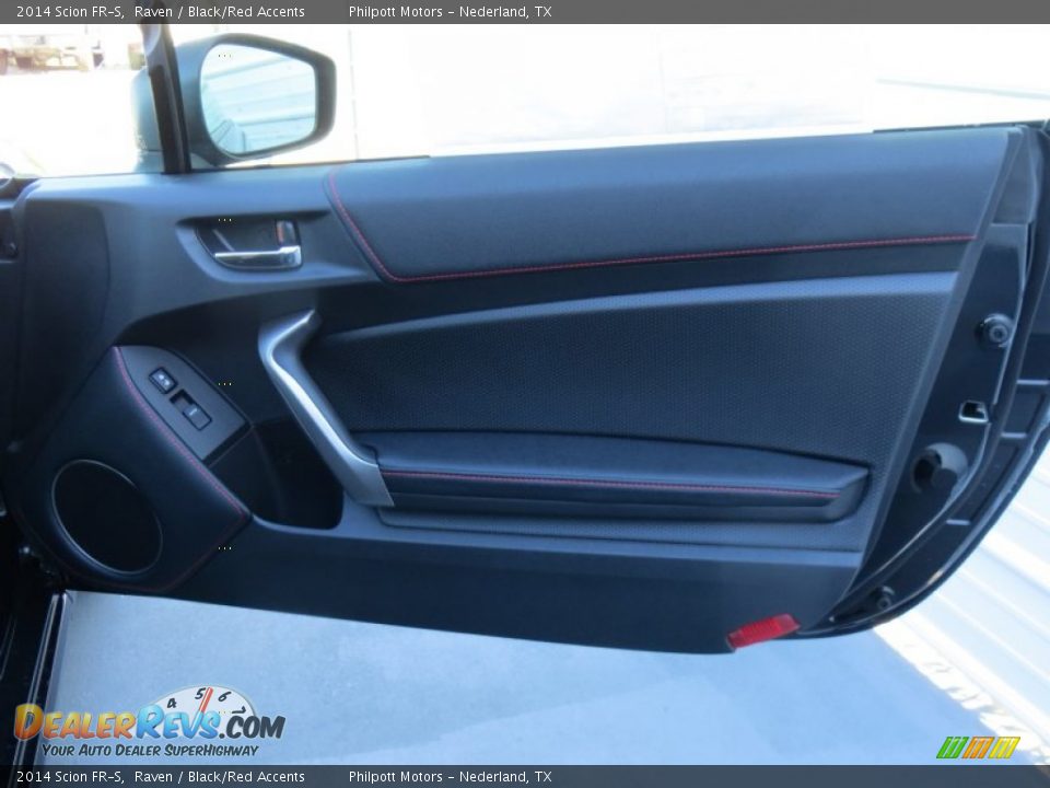 2014 Scion FR-S Raven / Black/Red Accents Photo #16