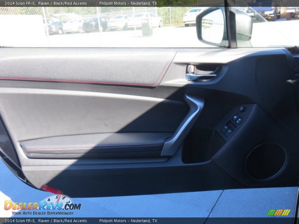 2014 Scion FR-S Raven / Black/Red Accents Photo #21