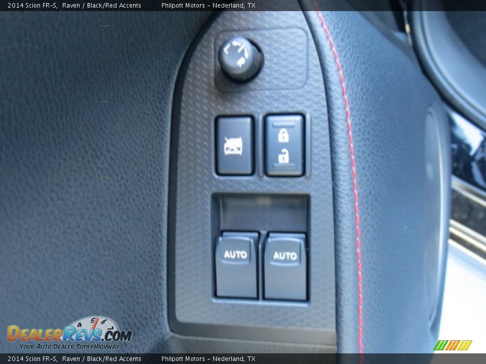 2014 Scion FR-S Raven / Black/Red Accents Photo #22