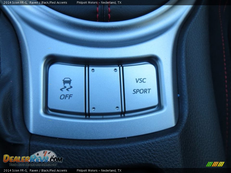 2014 Scion FR-S Raven / Black/Red Accents Photo #29