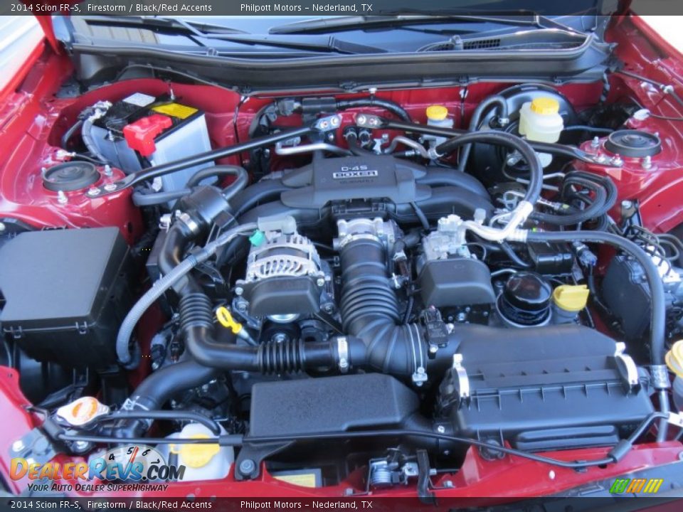 2014 Scion FR-S  2.0 Liter D-4S DOHC 16-Valve VVT Boxer 4 Cylinder Engine Photo #16