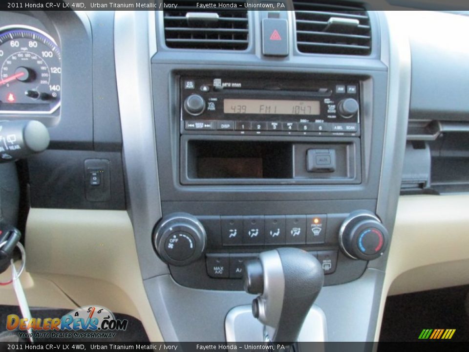 2011 Honda CR-V LX 4WD Urban Titanium Metallic / Ivory Photo #11
