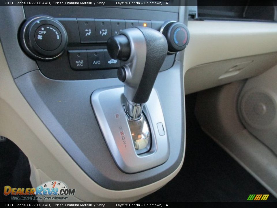 2011 Honda CR-V LX 4WD Urban Titanium Metallic / Ivory Photo #12