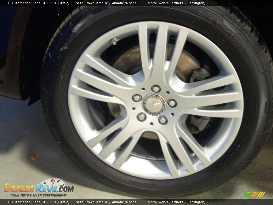 2013 Mercedes-Benz GLK 350 4Matic Cuprite Brown Metallic / Almond/Mocha Photo #15